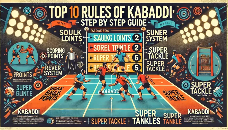 Top 10 rules of Kabaddi