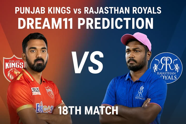 RR vs PBKS Dream11 Prediction