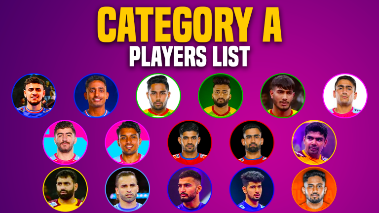 Category A Players in PKL 12