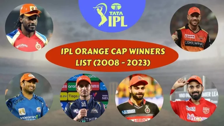 IPL Orange Cap Winners List