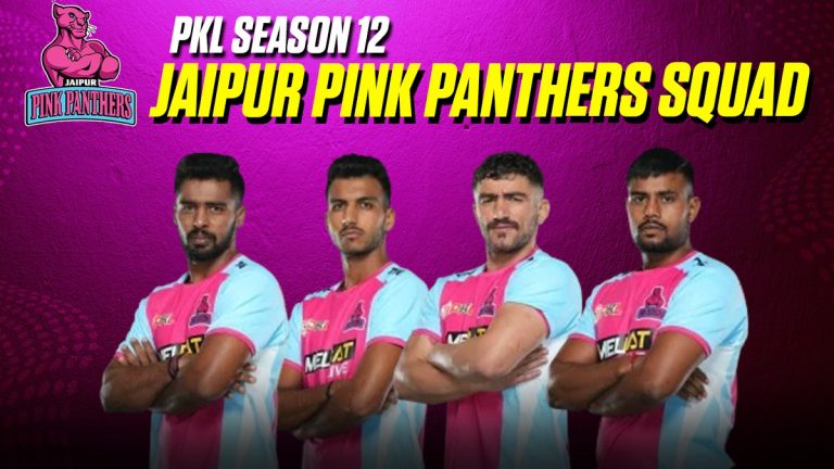 Jaipur Pink Panthers Squad for PKL 12