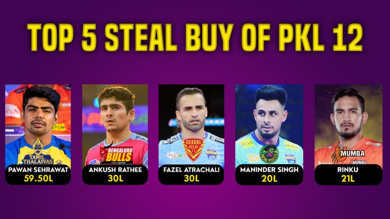 top 5 steal buys of PKL 12