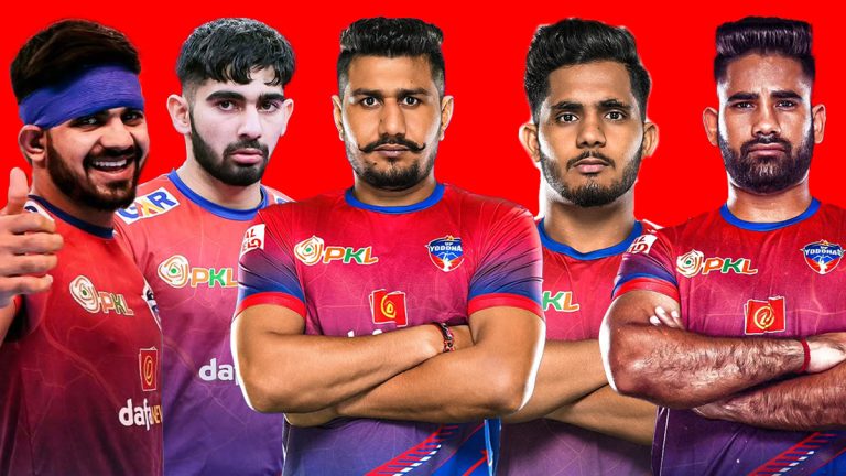 UP Yoddhas, PKL 12, Sumit Sangwan, Hitesh, Sahul Kumar, Ashu Singh, Mahender Singh