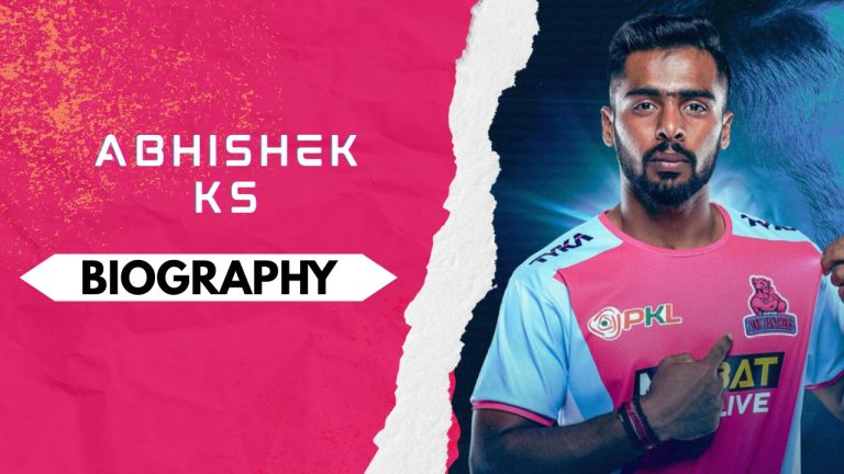 Abhisekh KS Biography: Early and Family Life, Domestic Career, PKL Achievements, Social Media and Many More