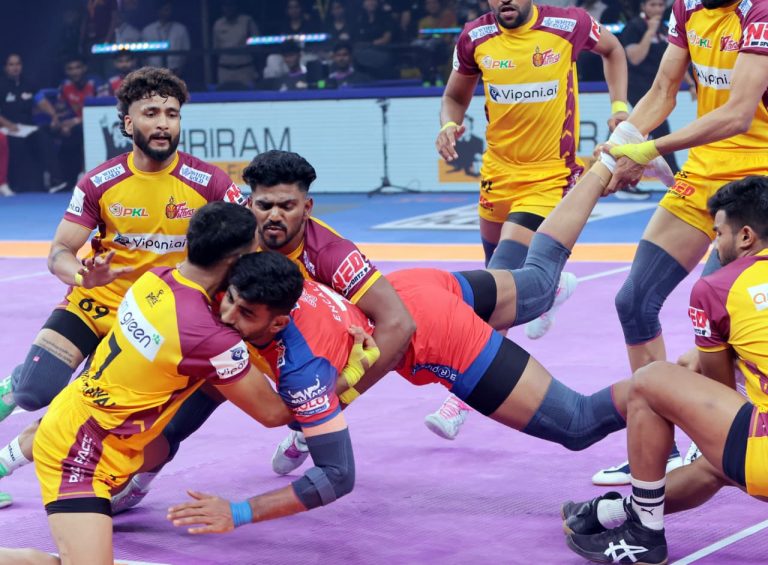 Sumit and Gagan Gowda shine as UP Yoddhas take down Telugu Titans 40-35 in Vizag
